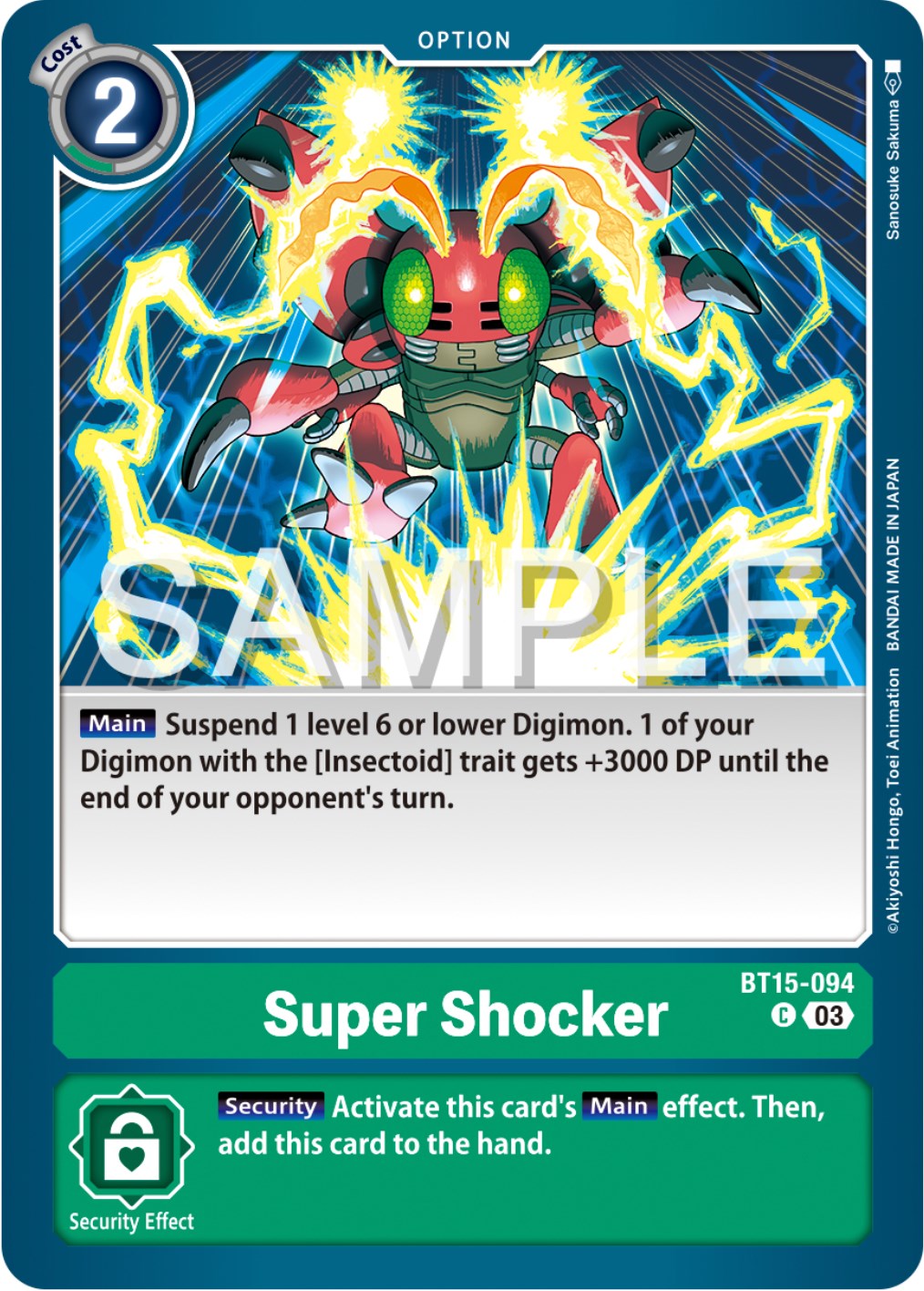 Super Shocker [BT15-094] [Exceed Apocalypse] | Black Swamp Games