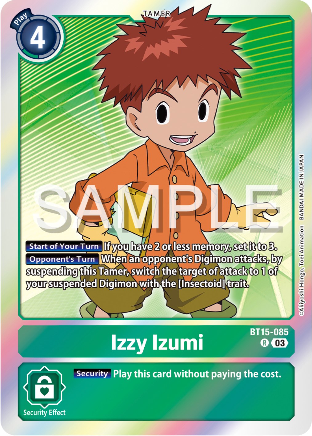 Izzy Izumi [BT15-085] [Exceed Apocalypse] | Black Swamp Games