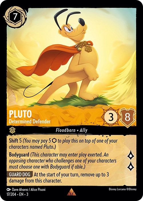 Pluto - Determined Defender (17/204) [Into the Inklands] | Black Swamp Games