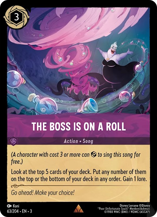 The Boss is on a Roll (63/204) [Into the Inklands] | Black Swamp Games