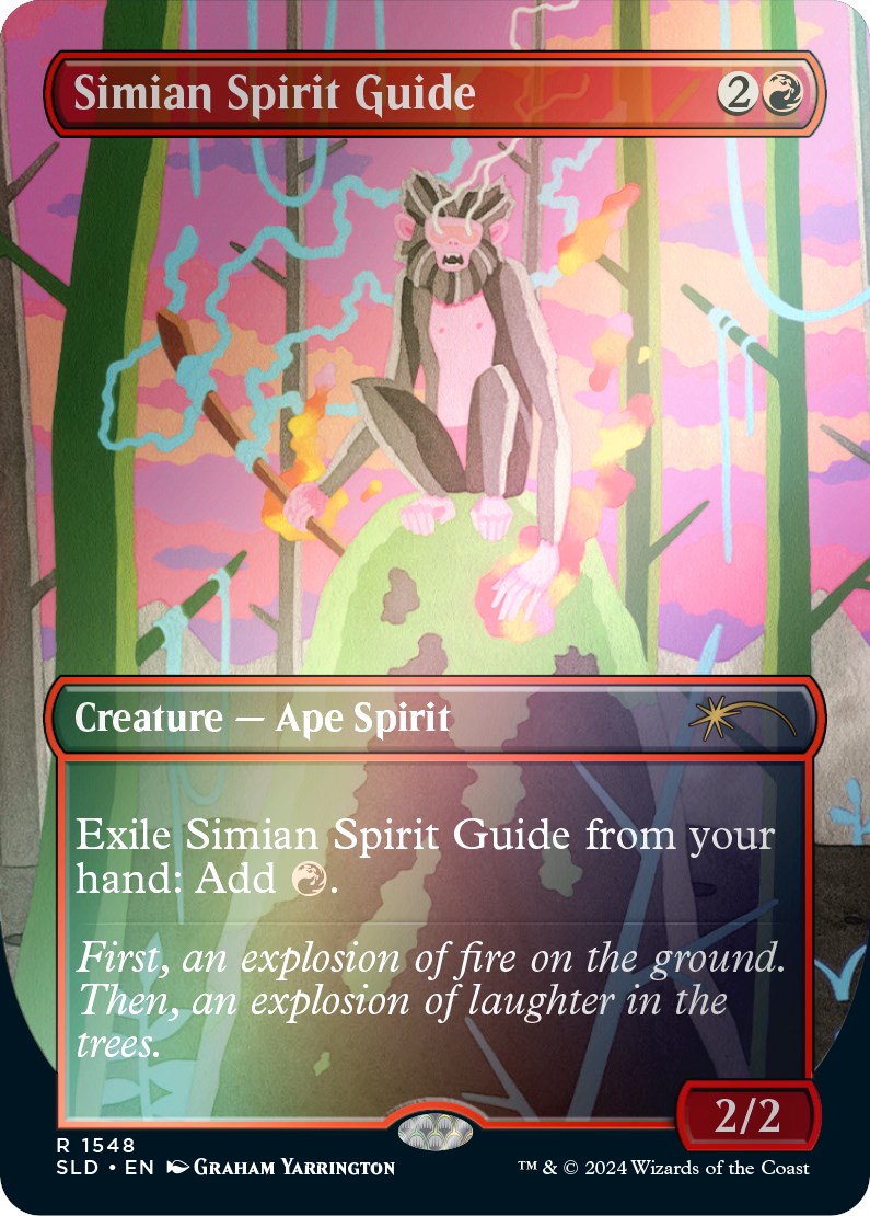 Simian Spirit Guide (Rainbow Foil) [Secret Lair Drop Series] | Black Swamp Games