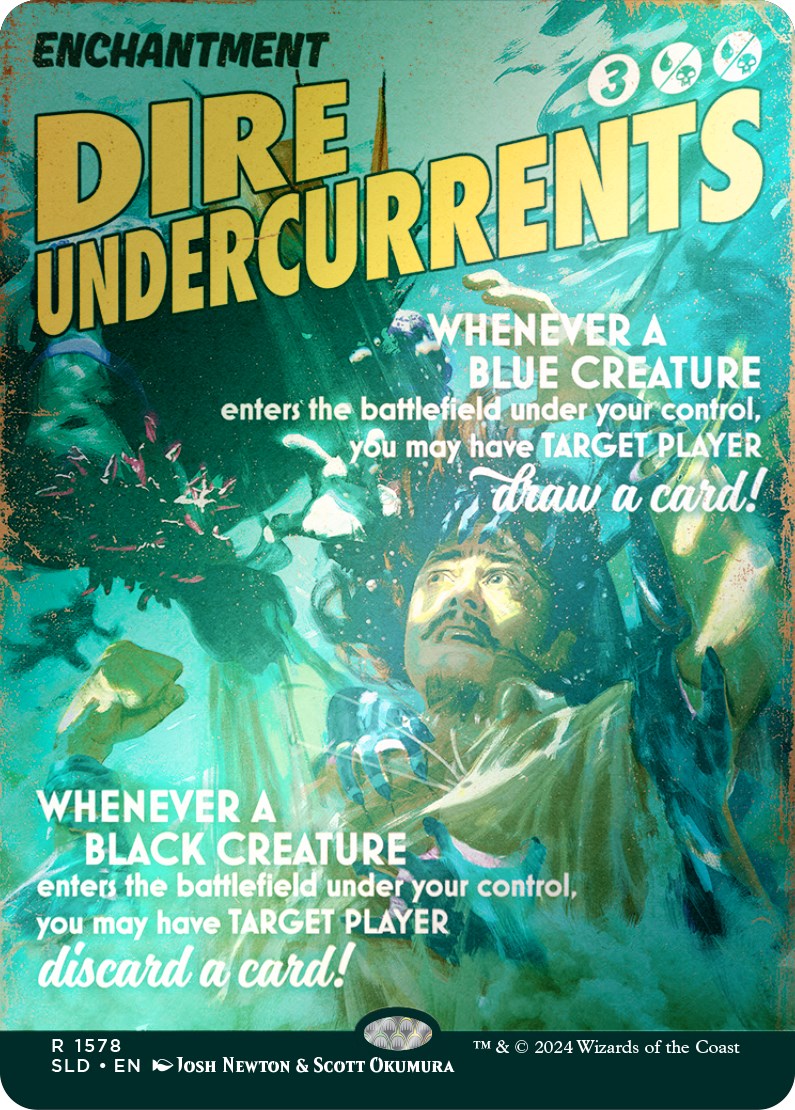 Dire Undercurrents (Rainbow Foil) [Secret Lair Drop Series] | Black Swamp Games