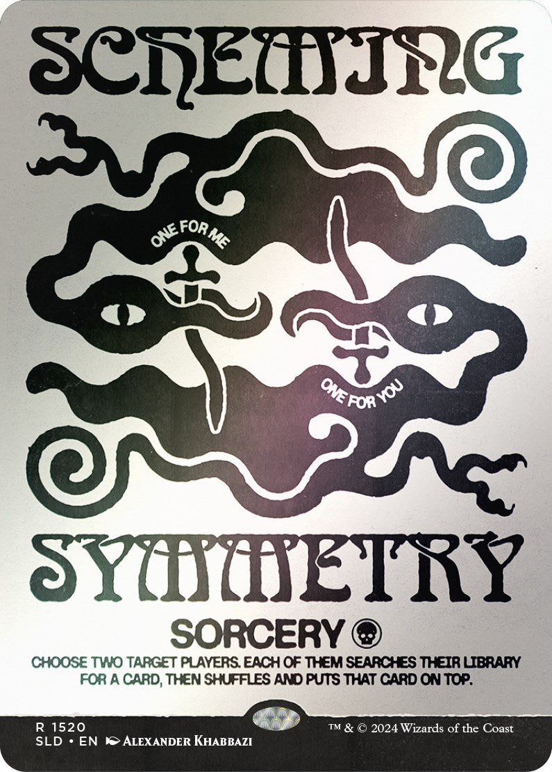 Scheming Symmetry (Rainbow Foil) [Secret Lair Drop Series] | Black Swamp Games