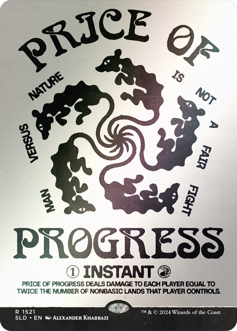 Price of Progress (Rainbow Foil) [Secret Lair Drop Series] | Black Swamp Games