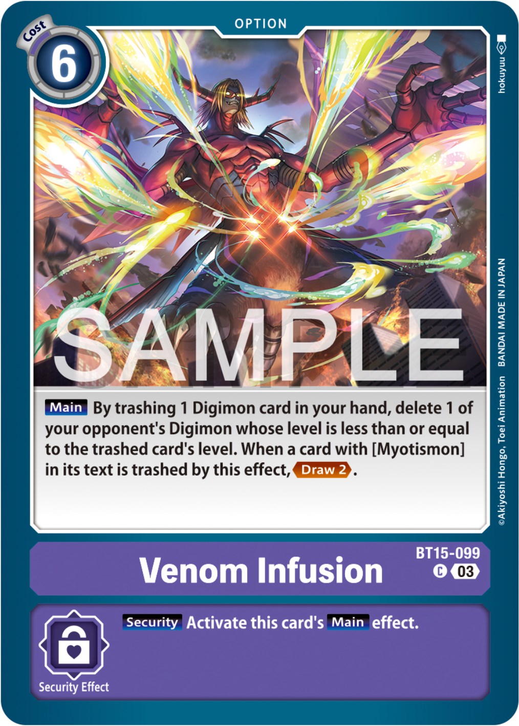 Venom Infusion [BT15-099] [Exceed Apocalypse] | Black Swamp Games