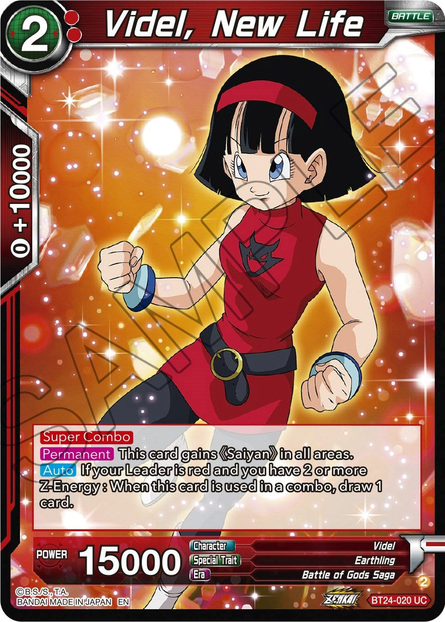 Videl, New Life (BT24-020) [Beyond Generations] | Black Swamp Games