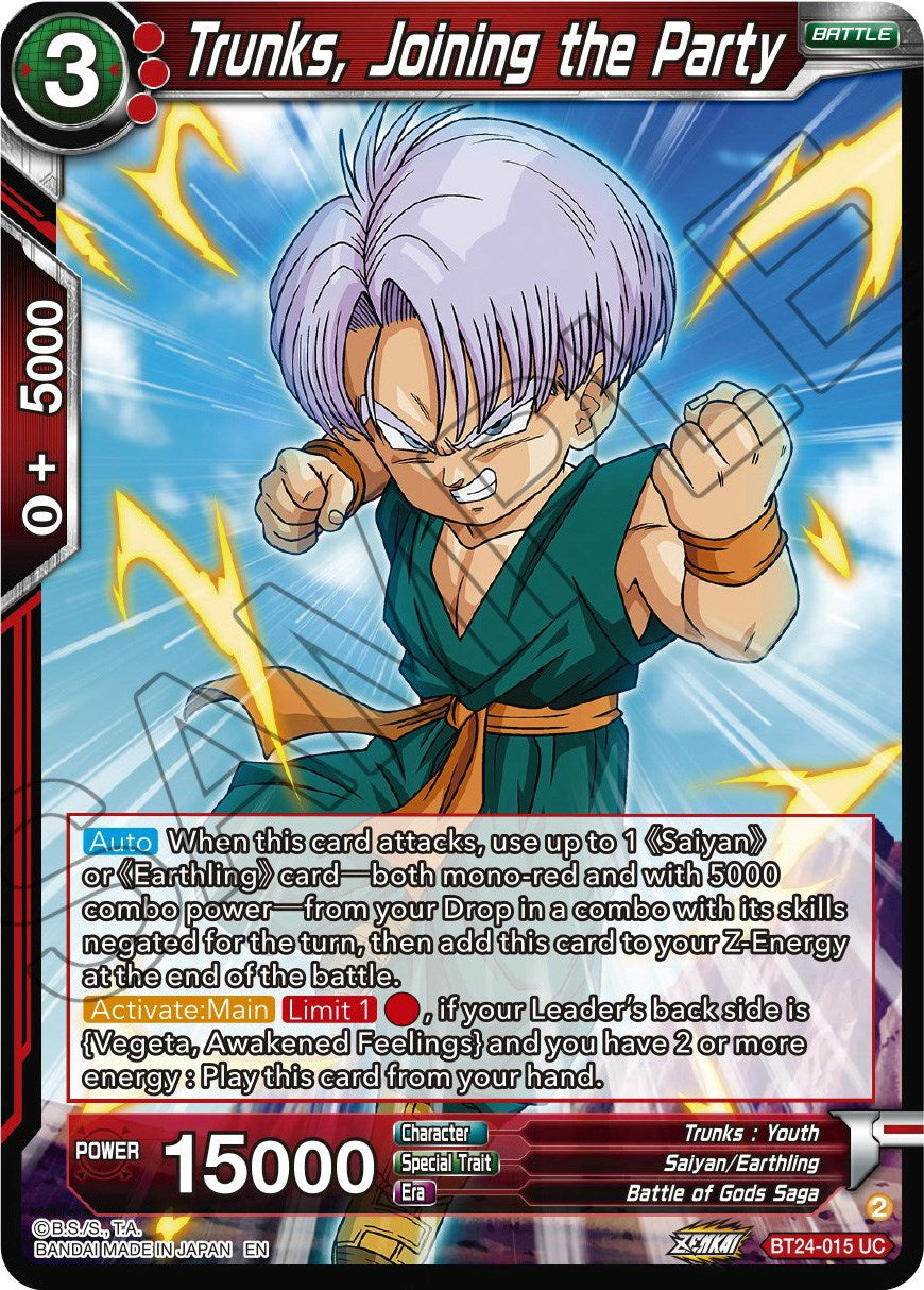 Trunks, Joining the Party (BT24-015) [Beyond Generations] | Black Swamp Games