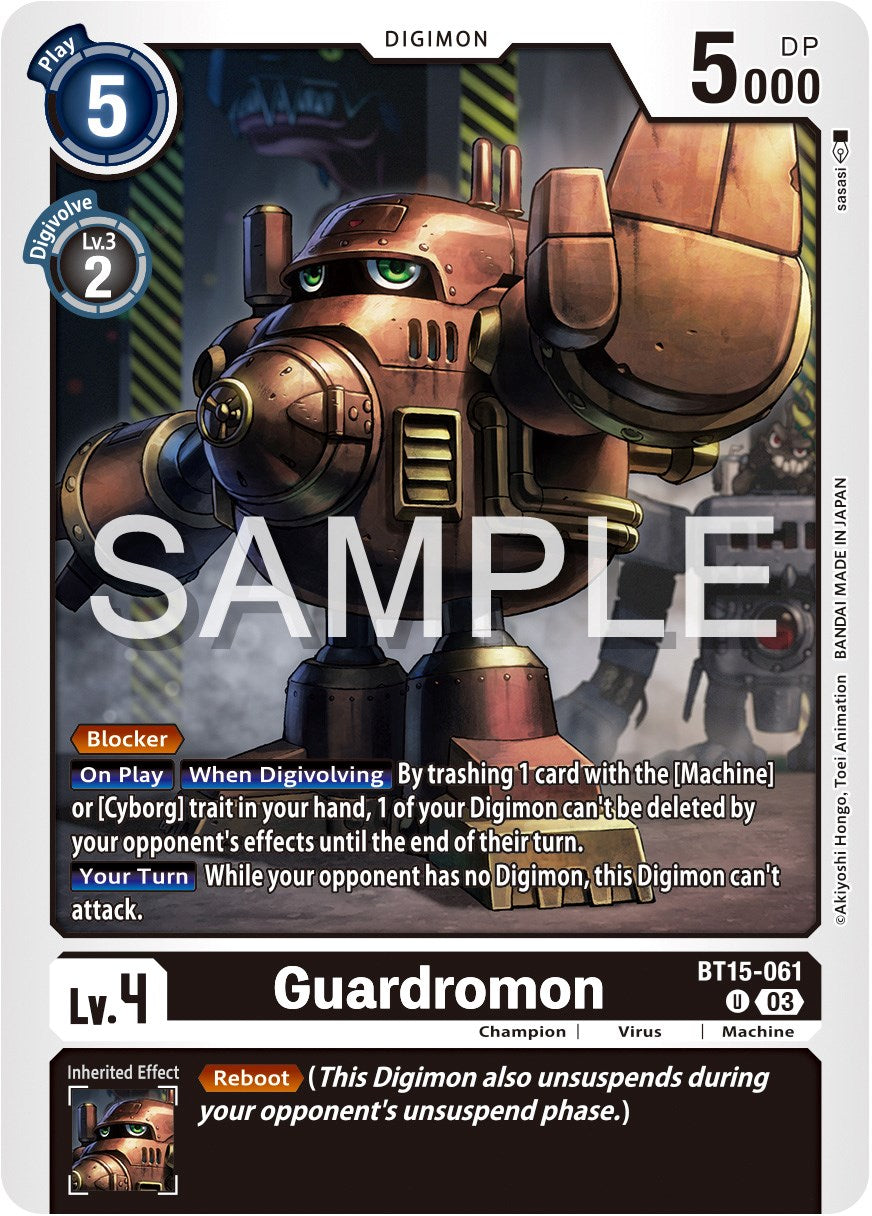 Guardromon [BT15-061] [Exceed Apocalypse] | Black Swamp Games