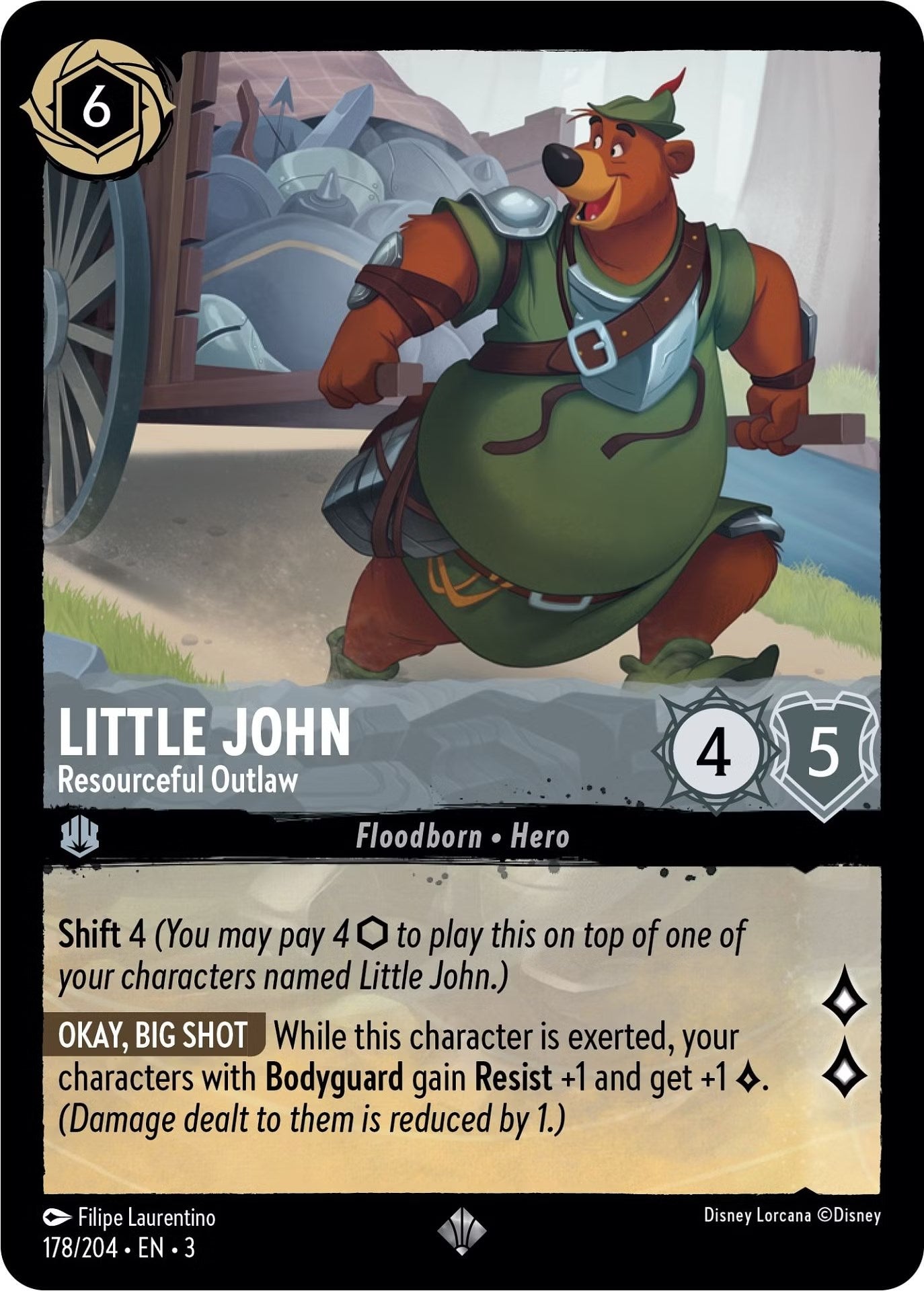 Little John - Resourceful Outlaw (178/204) [Into the Inklands] | Black Swamp Games