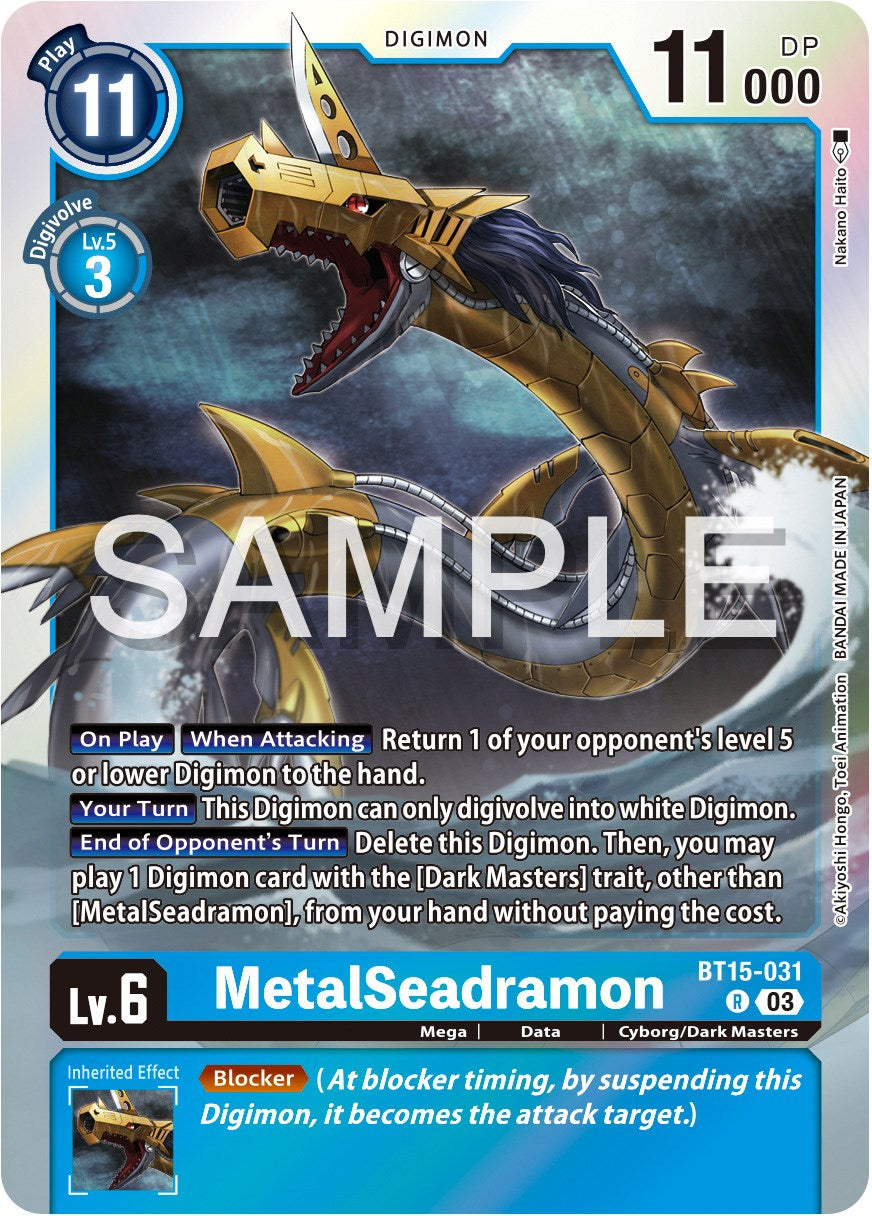 MetalSeadramon [BT15-031] [Exceed Apocalypse] | Black Swamp Games