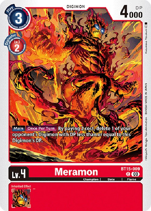 Meramon [BT15-009] [Exceed Apocalypse] | Black Swamp Games