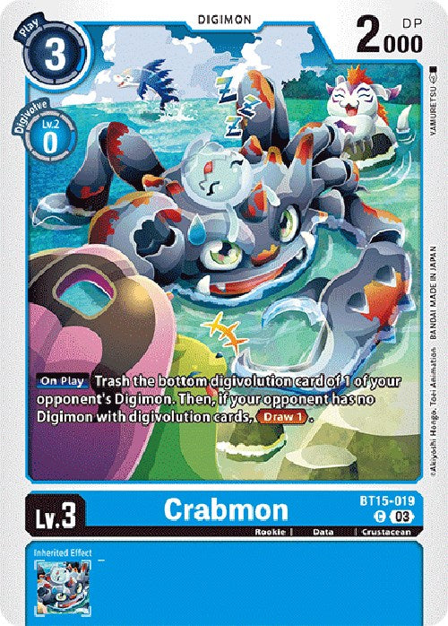 Crabmon [BT15-019] [Exceed Apocalypse] | Black Swamp Games