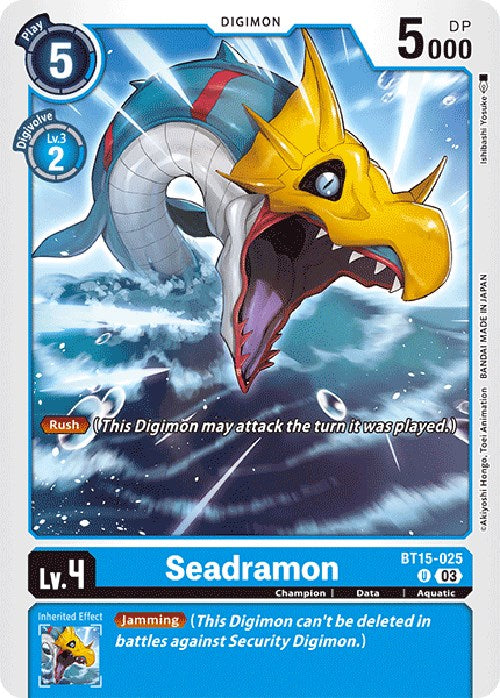 Seadramon [BT15-025] [Exceed Apocalypse] | Black Swamp Games