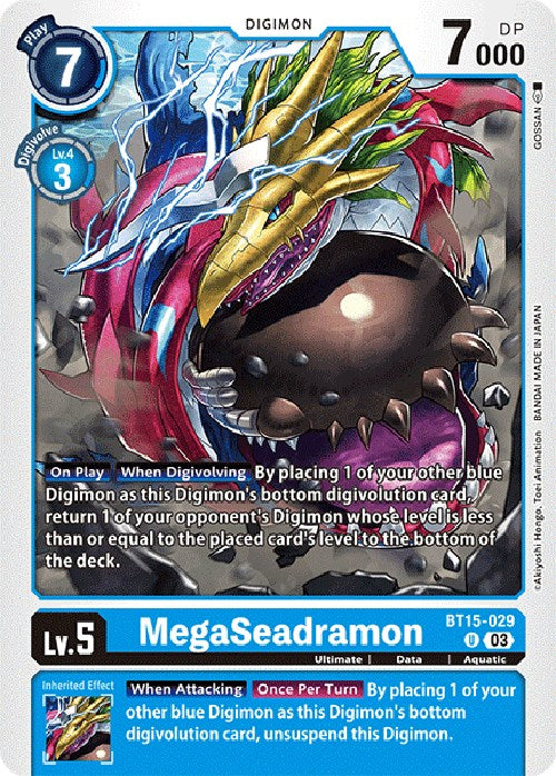 MegaSeadramon [BT15-029] [Exceed Apocalypse] | Black Swamp Games