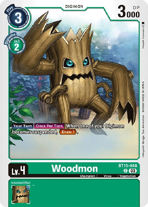 Woodmon [BT15-046] [Exceed Apocalypse] | Black Swamp Games