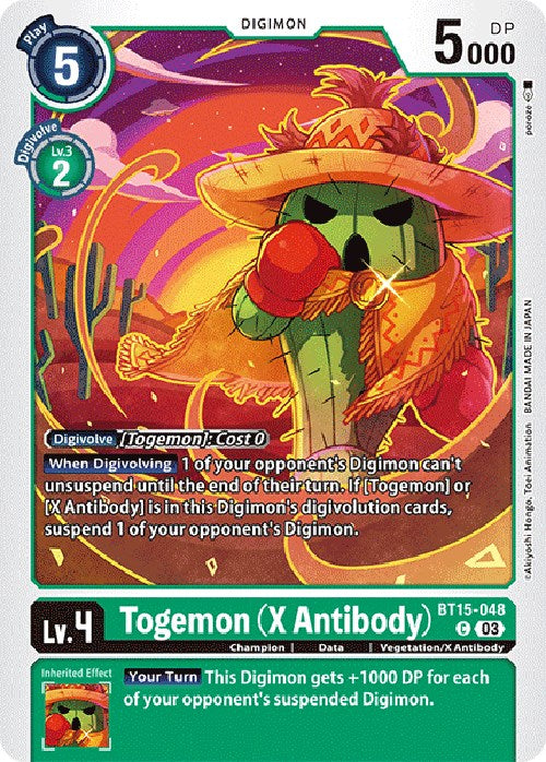 Togemon [BT15-048] (X Antibody) [Exceed Apocalypse] | Black Swamp Games