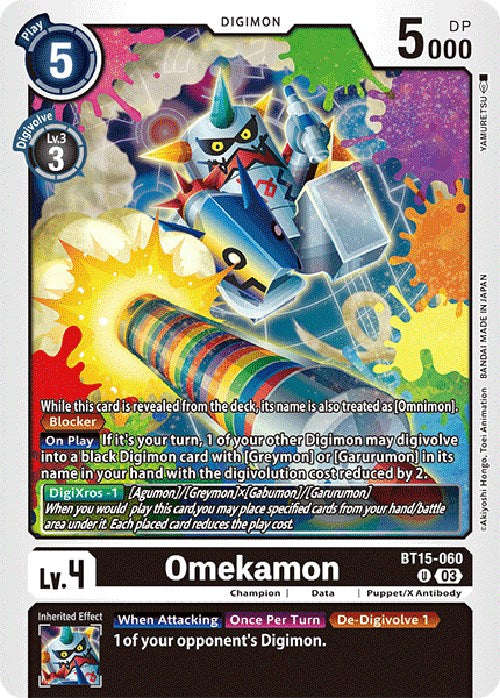 Omekamon [BT15-060] [Exceed Apocalypse] | Black Swamp Games