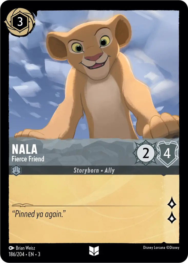 Nala - Fierce Friend (186/204) [Into the Inklands] | Black Swamp Games