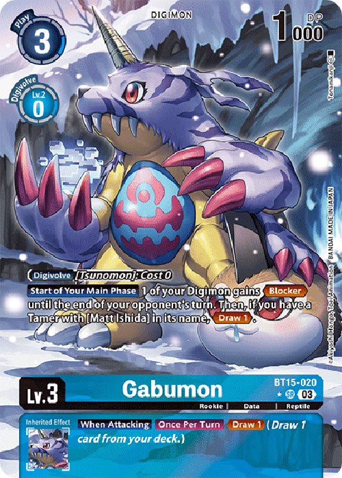 Gabumon [BT15-020] (Alternate Art) [Exceed Apocalypse] | Black Swamp Games