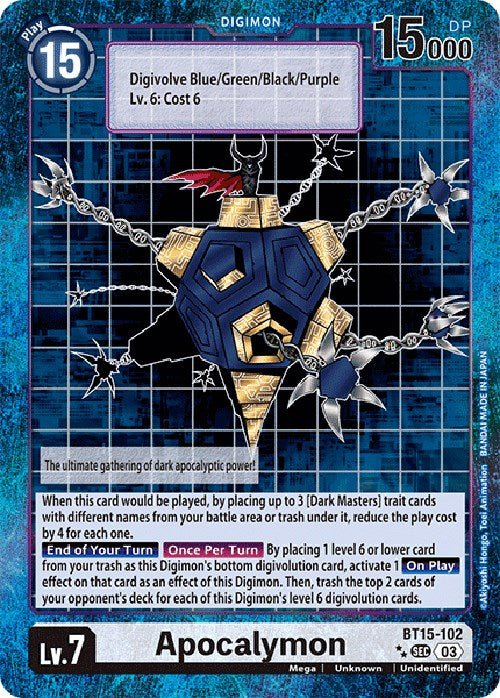 Apocalymon [BT15-102] (Special Edition Alternate Art) [Exceed Apocalypse] | Black Swamp Games