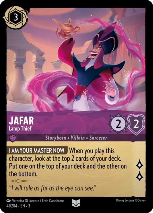 Jafar - Lamp Thief (41/204) [Into the Inklands] | Black Swamp Games