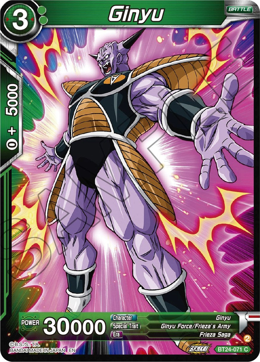 Ginyu (BT24-071) [Beyond Generations] | Black Swamp Games