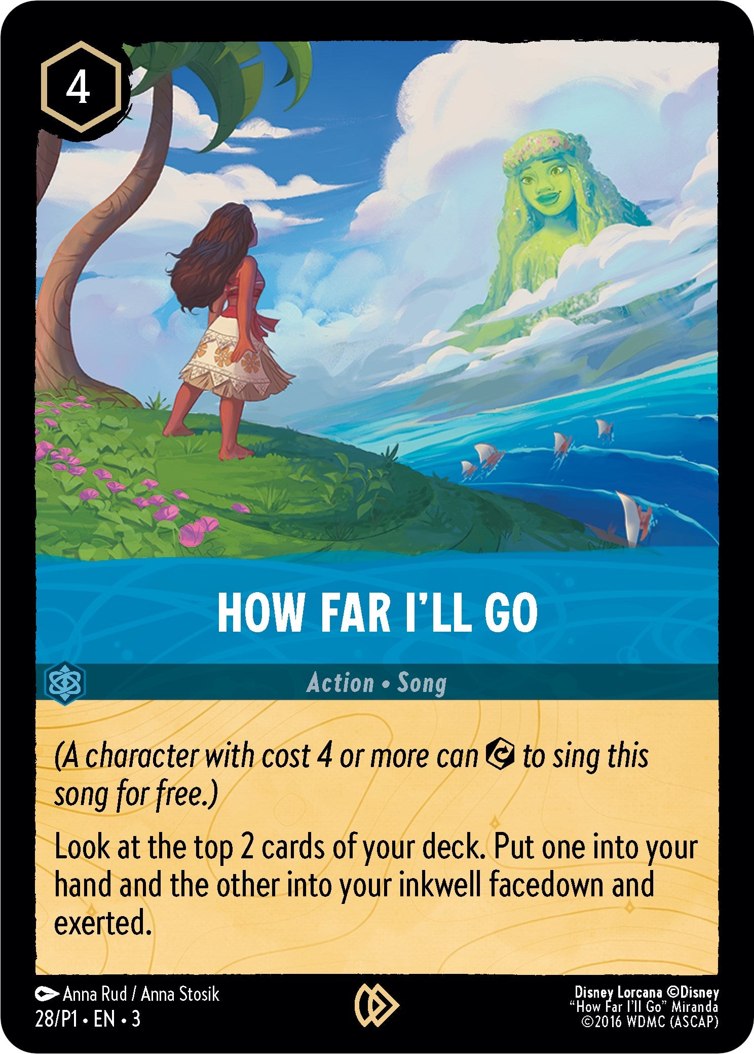 How Far I'll Go (28) [Promo Cards] | Black Swamp Games