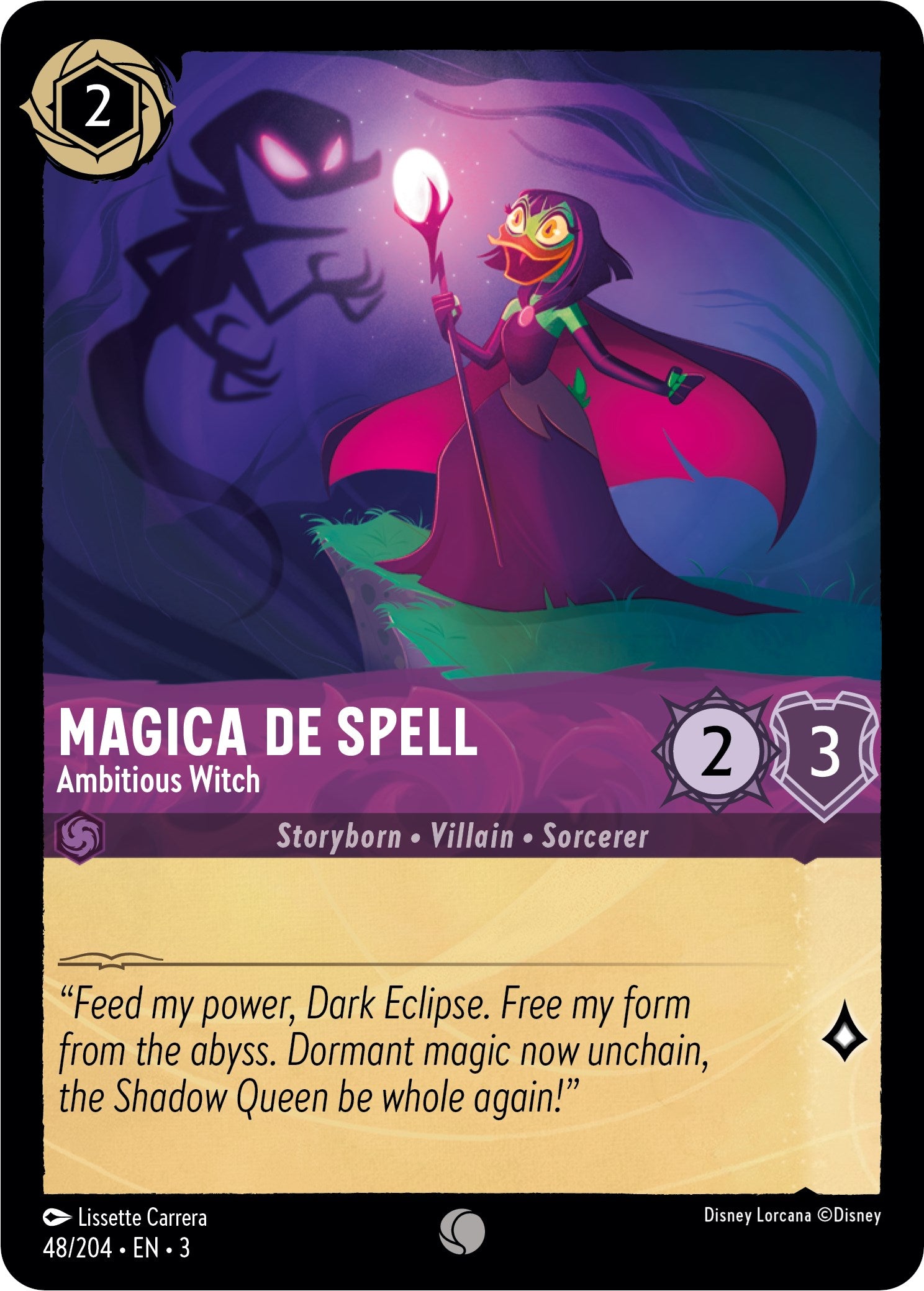 Magica De Spell - Ambitious Witch (48/204) [Into the Inklands] | Black Swamp Games