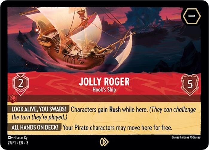 Jolly Roger - Hook's Ship (27) [Promo Cards] | Black Swamp Games