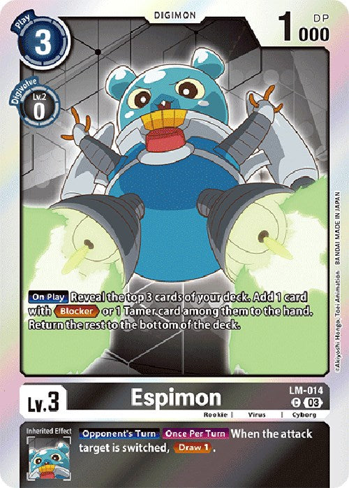 Espimon [LM-014] (English Exclusive) [Exceed Apocalypse] | Black Swamp Games