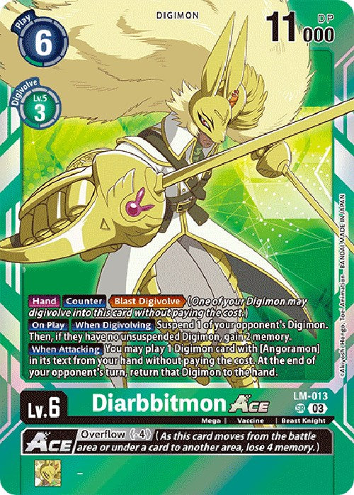 Diarbbitmon Ace [LM-013] (English Exclusive) [Exceed Apocalypse] | Black Swamp Games