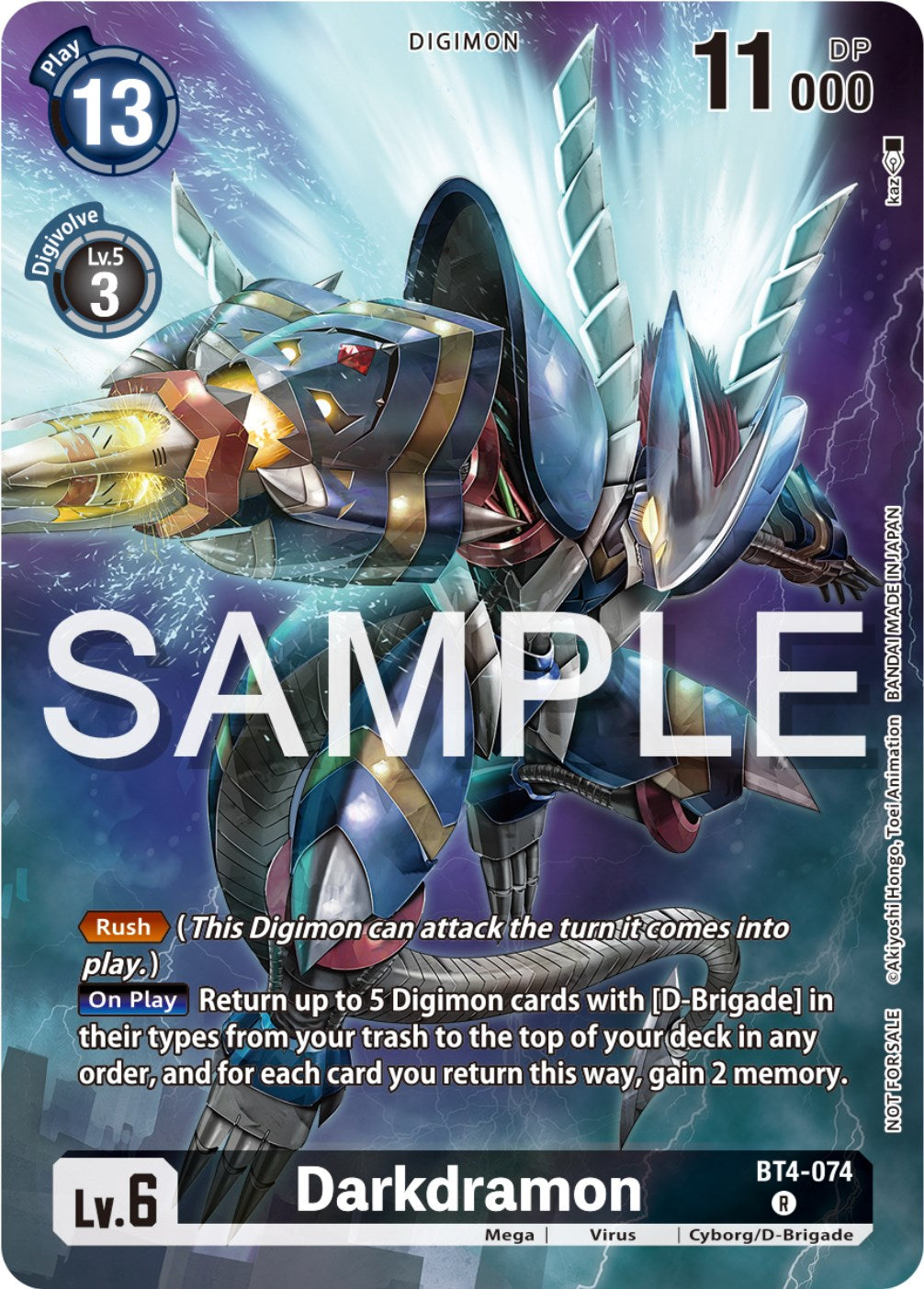 Darkdramon [BT4-074] (Official Tournament Pack Vol.12) [Great Legend Promos] | Black Swamp Games