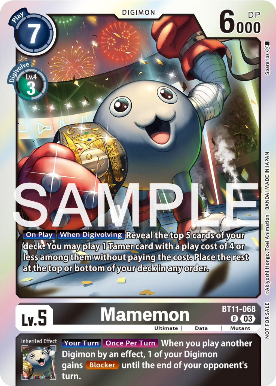 Mamemon [BT11-068] (Official Tournament Pack Vol.12) [Dimensional Phase Promos] | Black Swamp Games