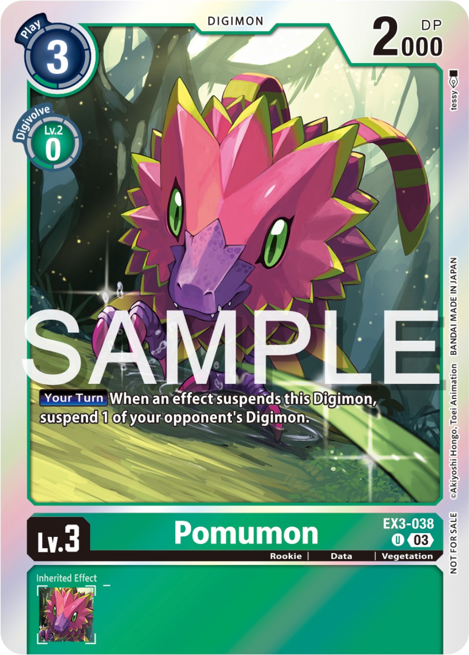 Pomumon [EX3-038] (Official Tournament Pack Vol.12) [Draconic Roar Promos] | Black Swamp Games