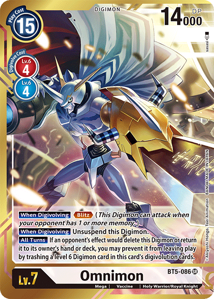 Omnimon [BT5-086] (Alternate Art - Sasasi) [Battle of Omni] | Black Swamp Games