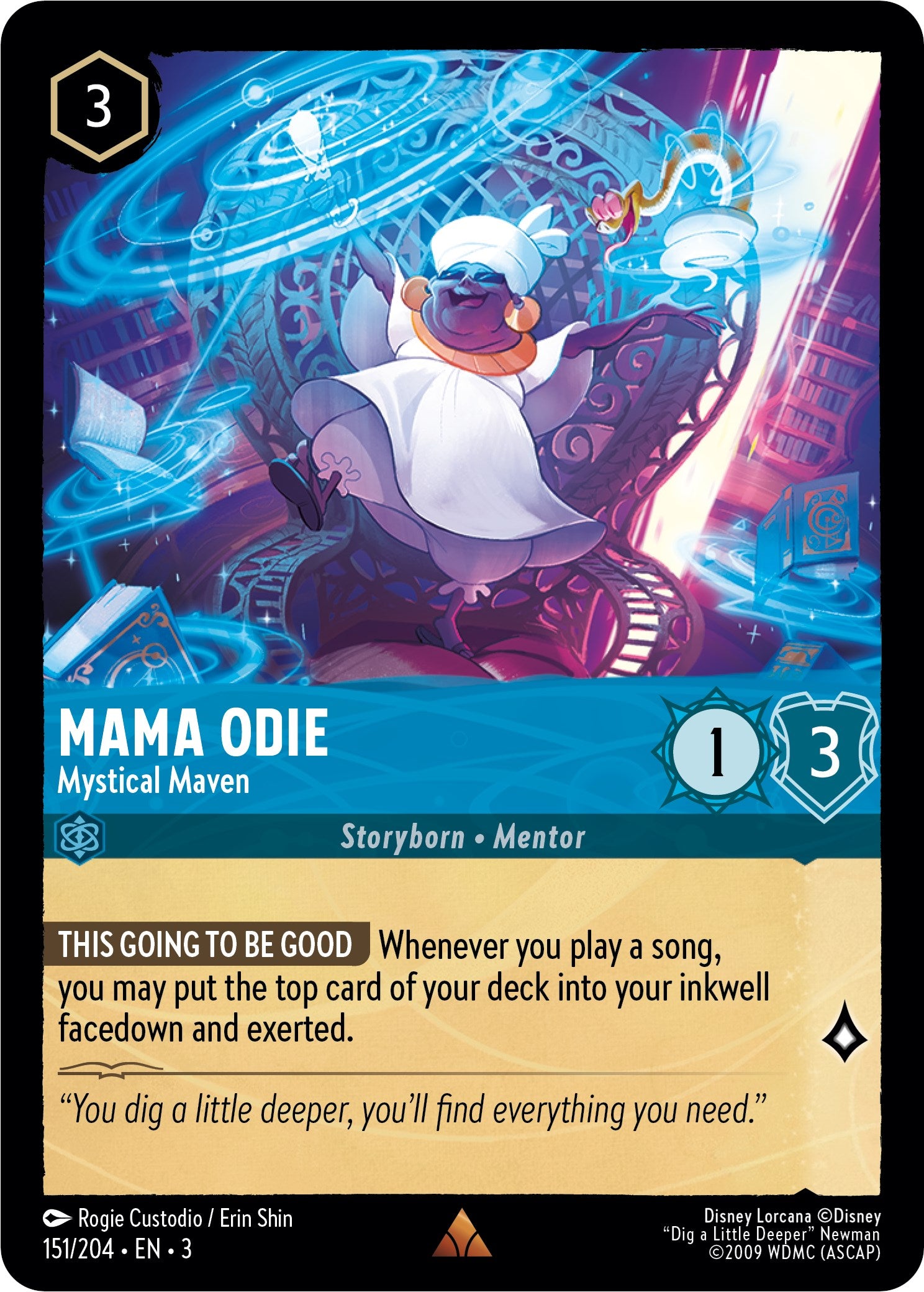 Mama Odie - Mystical Maven (151/204) [Into the Inklands] | Black Swamp Games