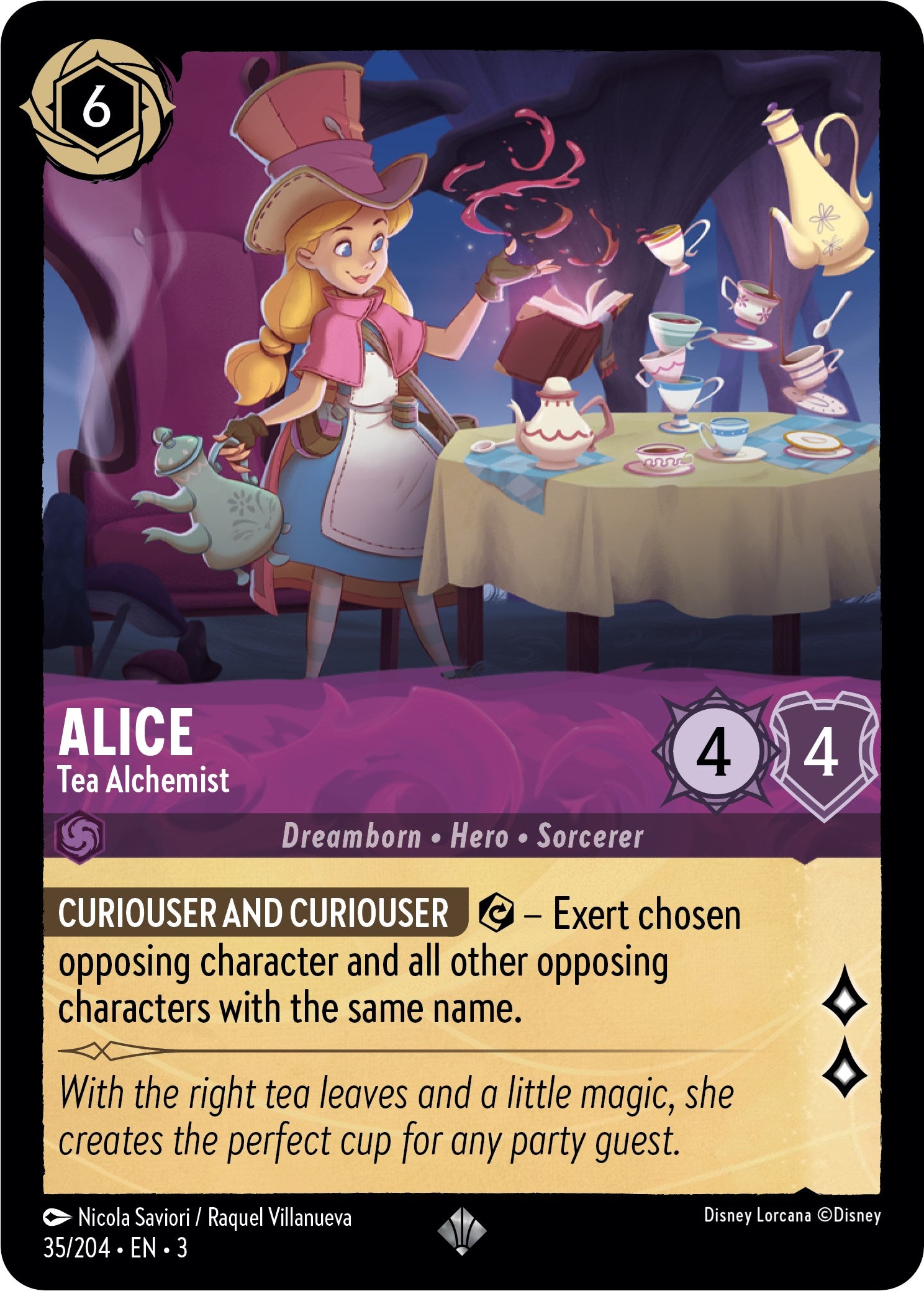 Alice - Tea Alchemist (35/204) [Into the Inklands] | Black Swamp Games