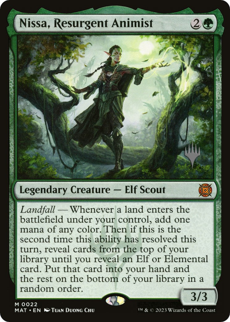 Nissa, Resurgent Animist (Promo Pack) [Murders at Karlov Manor Promos] | Black Swamp Games