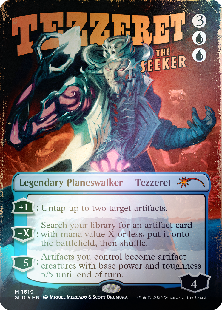 Tezzeret the Seeker (1619) (Rainbow Foil) [Secret Lair Drop Series] | Black Swamp Games