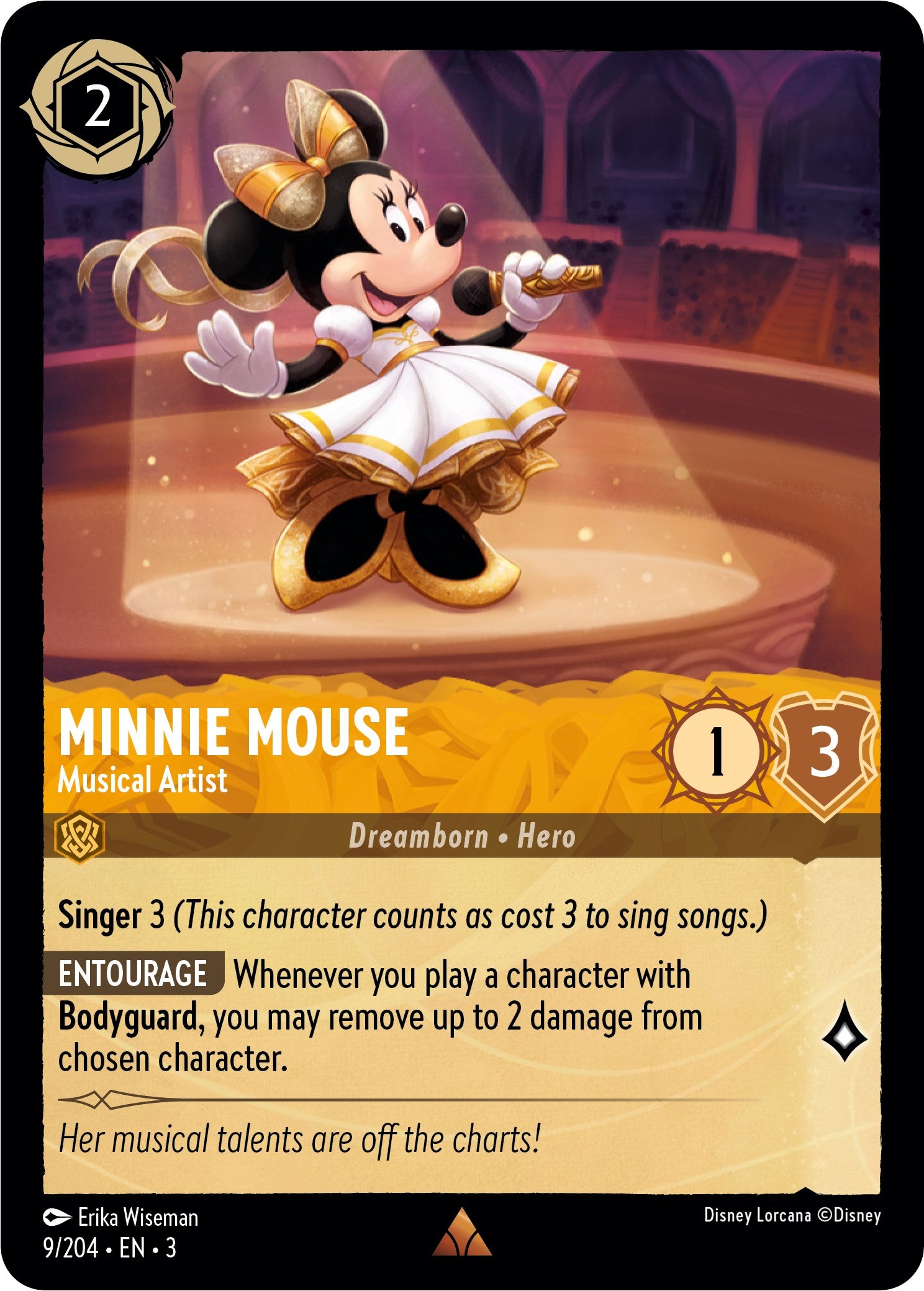 Minnie Mouse - Musical Artist (9/204) [Into the Inklands] | Black Swamp Games