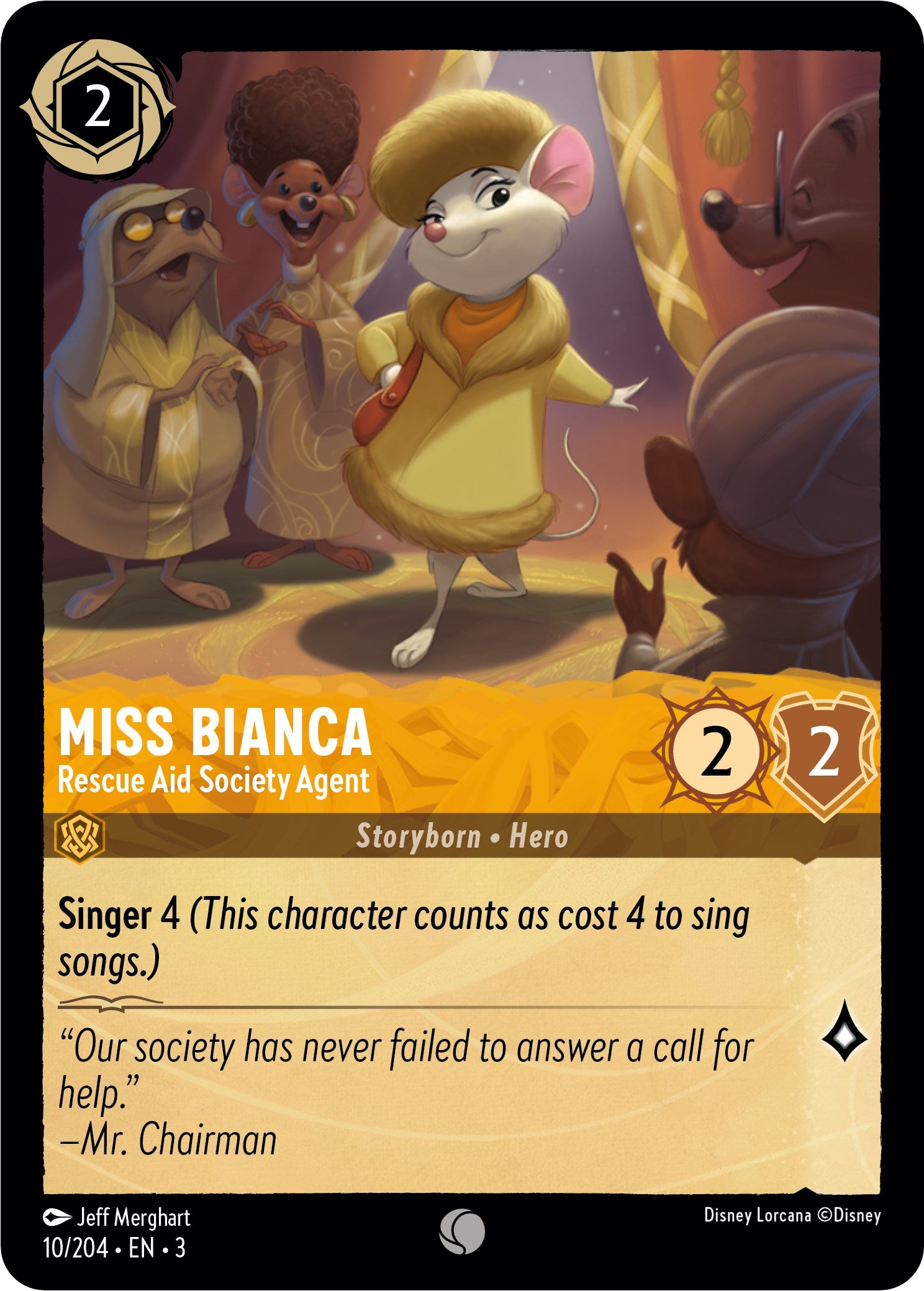 Miss Bianca - Rescue Aid Society Agent (10/204) [Into the Inklands] | Black Swamp Games