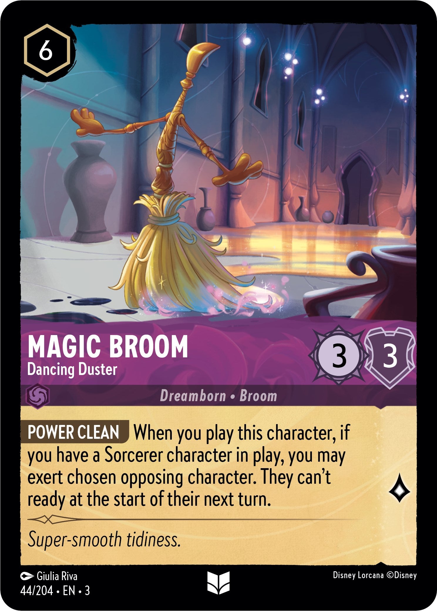 Magic Broom - Dancing Duster (44/204) [Into the Inklands] | Black Swamp Games