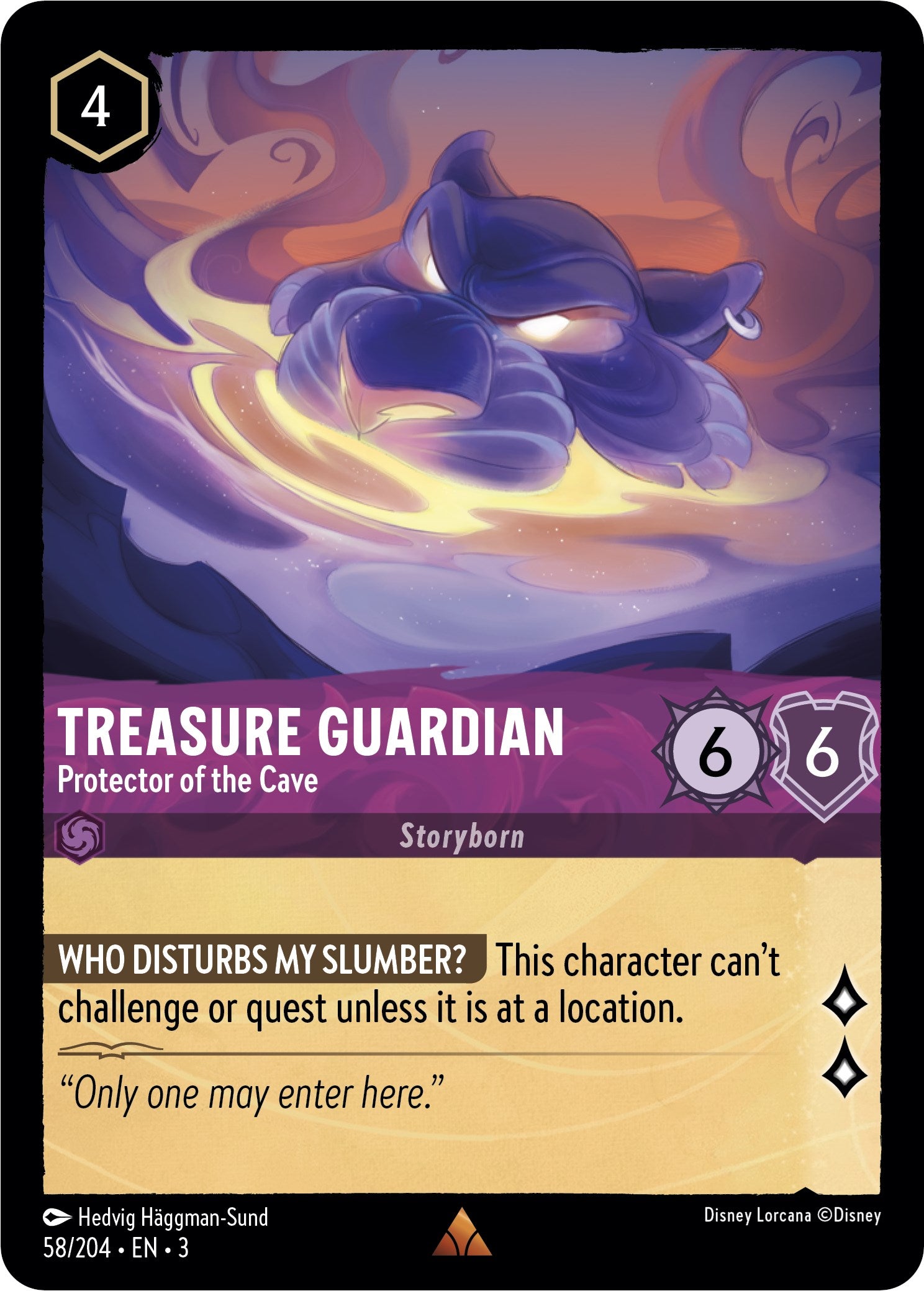 Treasure Guardian - Protector of the Cave (58/204) [Into the Inklands] | Black Swamp Games