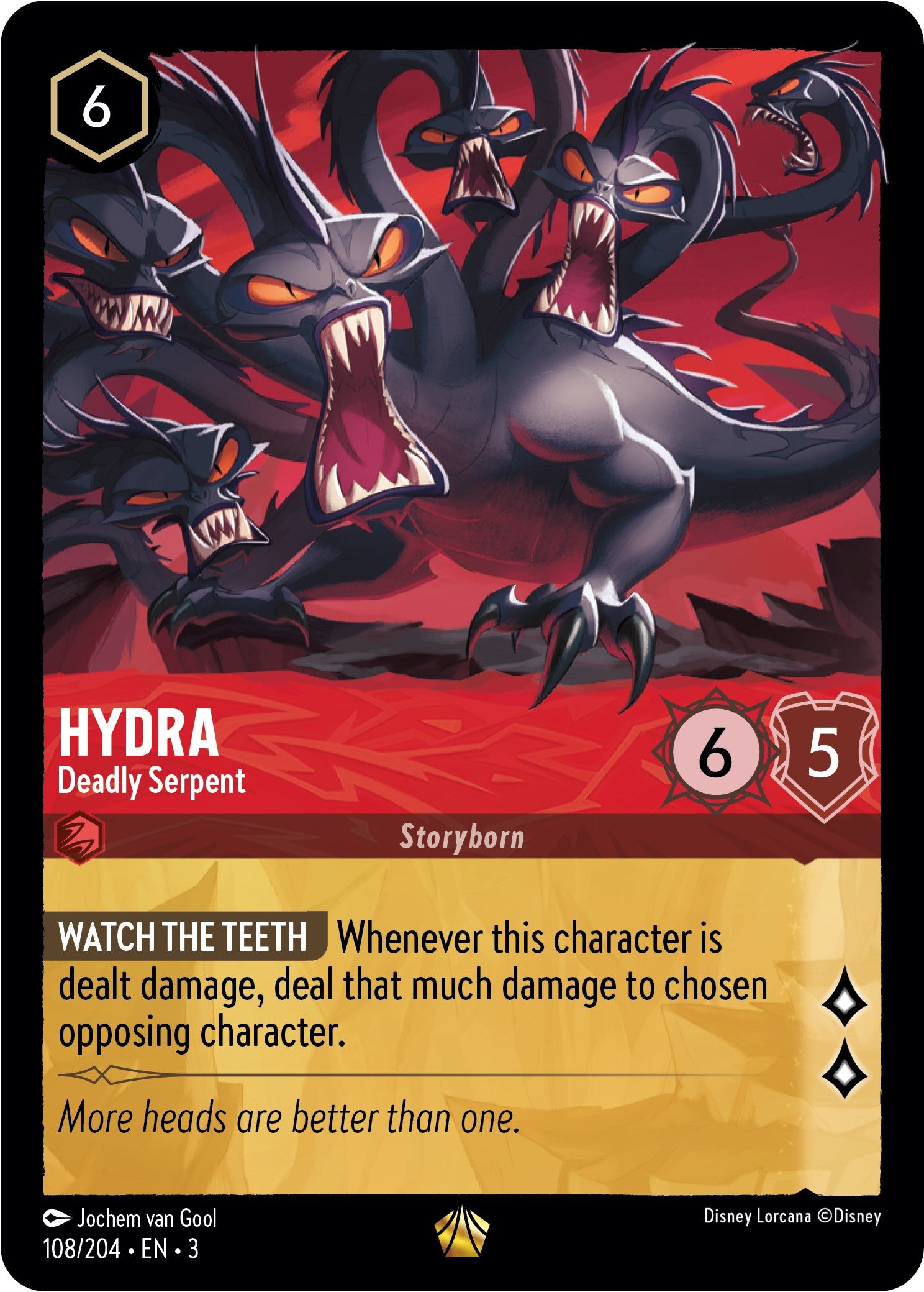 Hydra - Deadly Serpent (108/204) [Into the Inklands] | Black Swamp Games