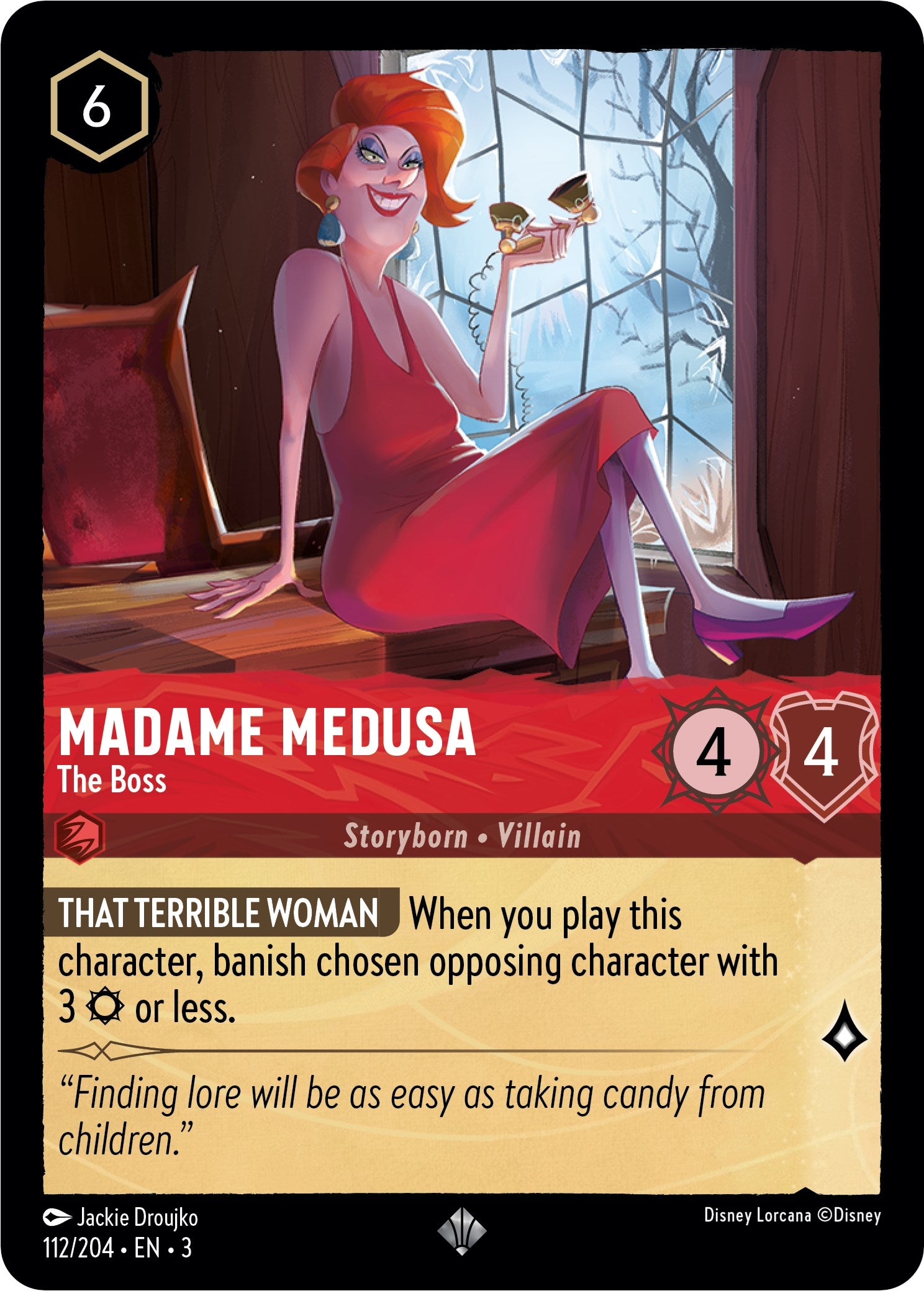 Madame Medusa - The Boss (112/204) [Into the Inklands] | Black Swamp Games