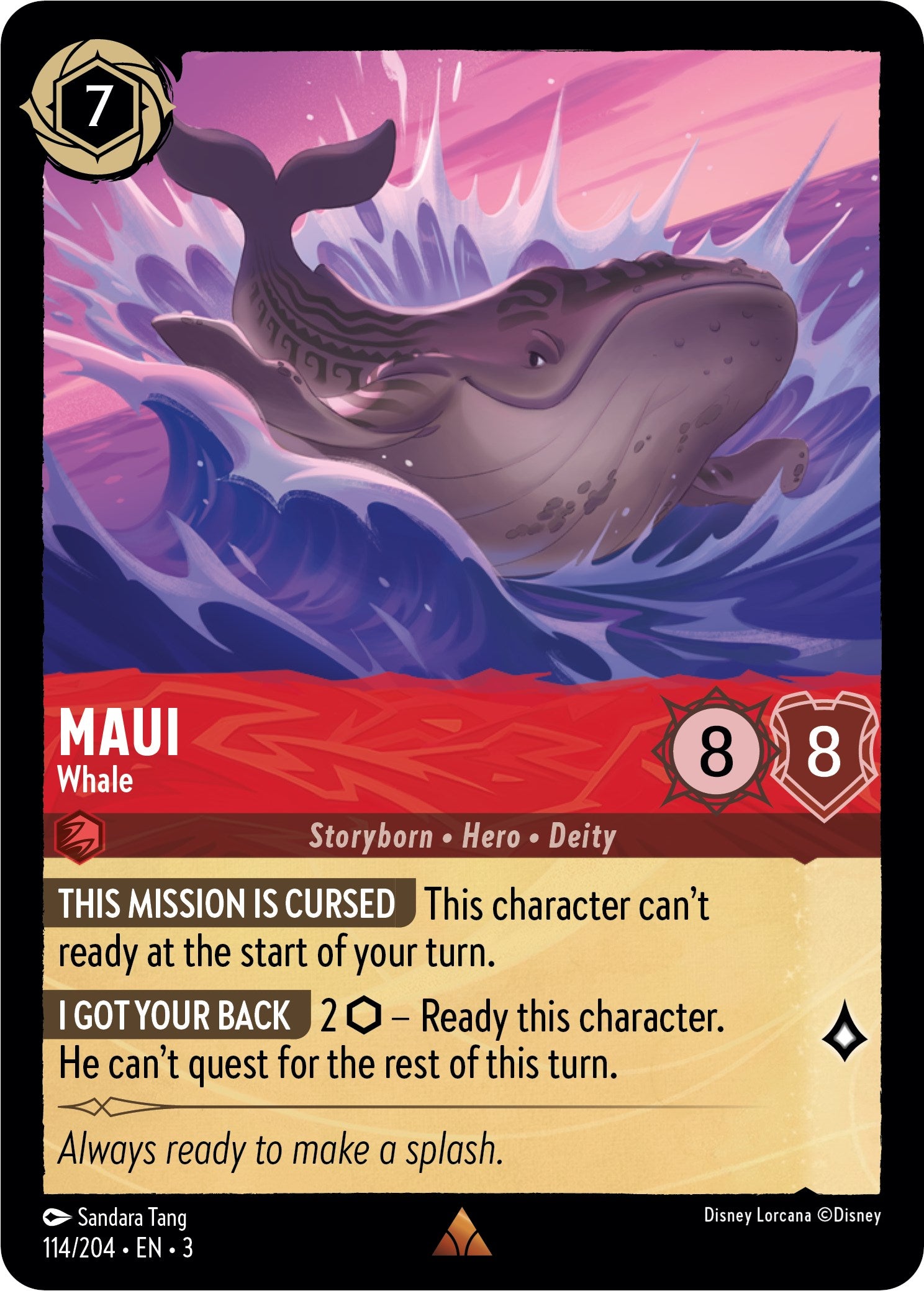 Maui - Whale (114//204) [Into the Inklands] | Black Swamp Games
