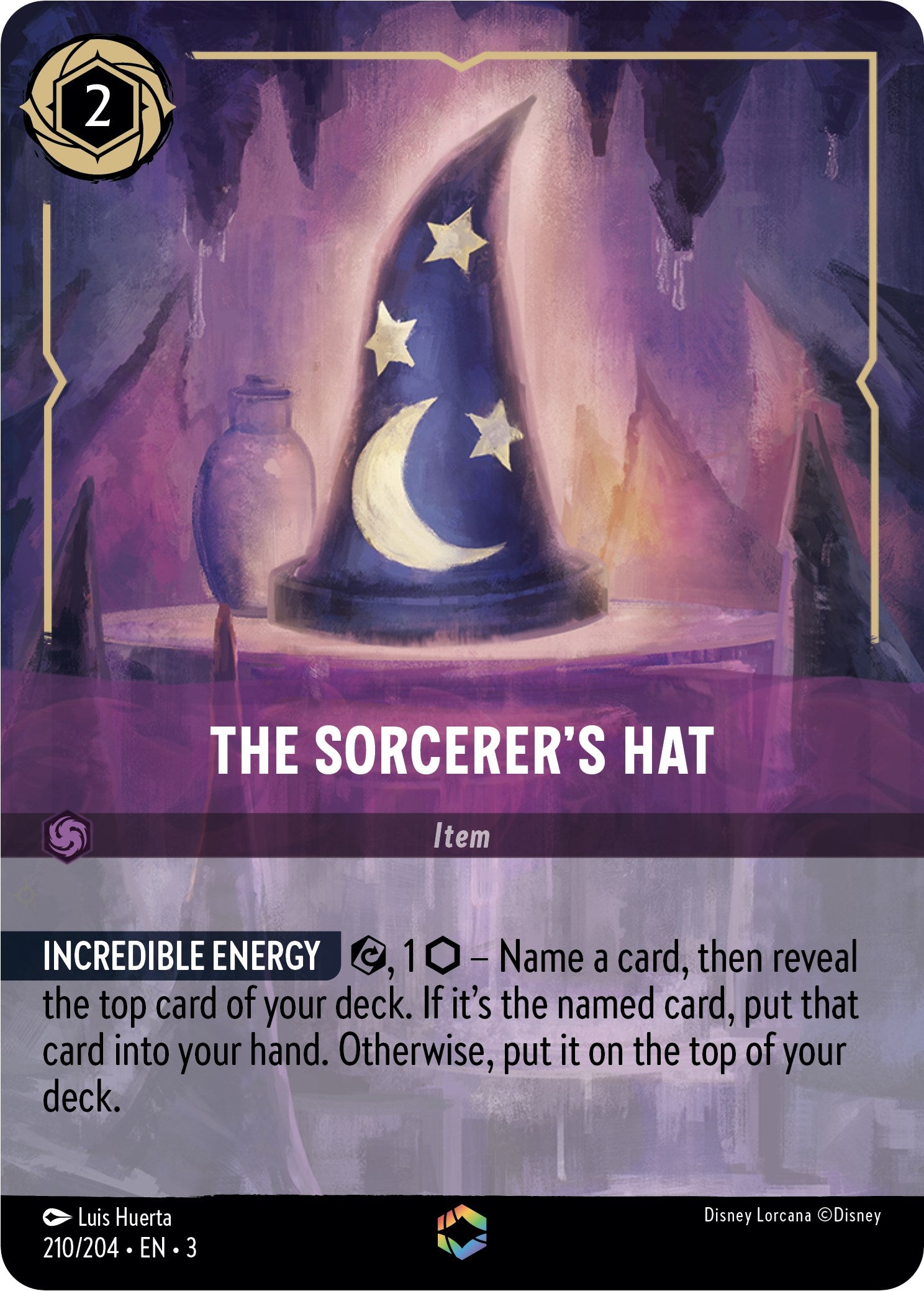 The Sorcerer's Hat (Enchanted) (210/204) [Into the Inklands] | Black Swamp Games