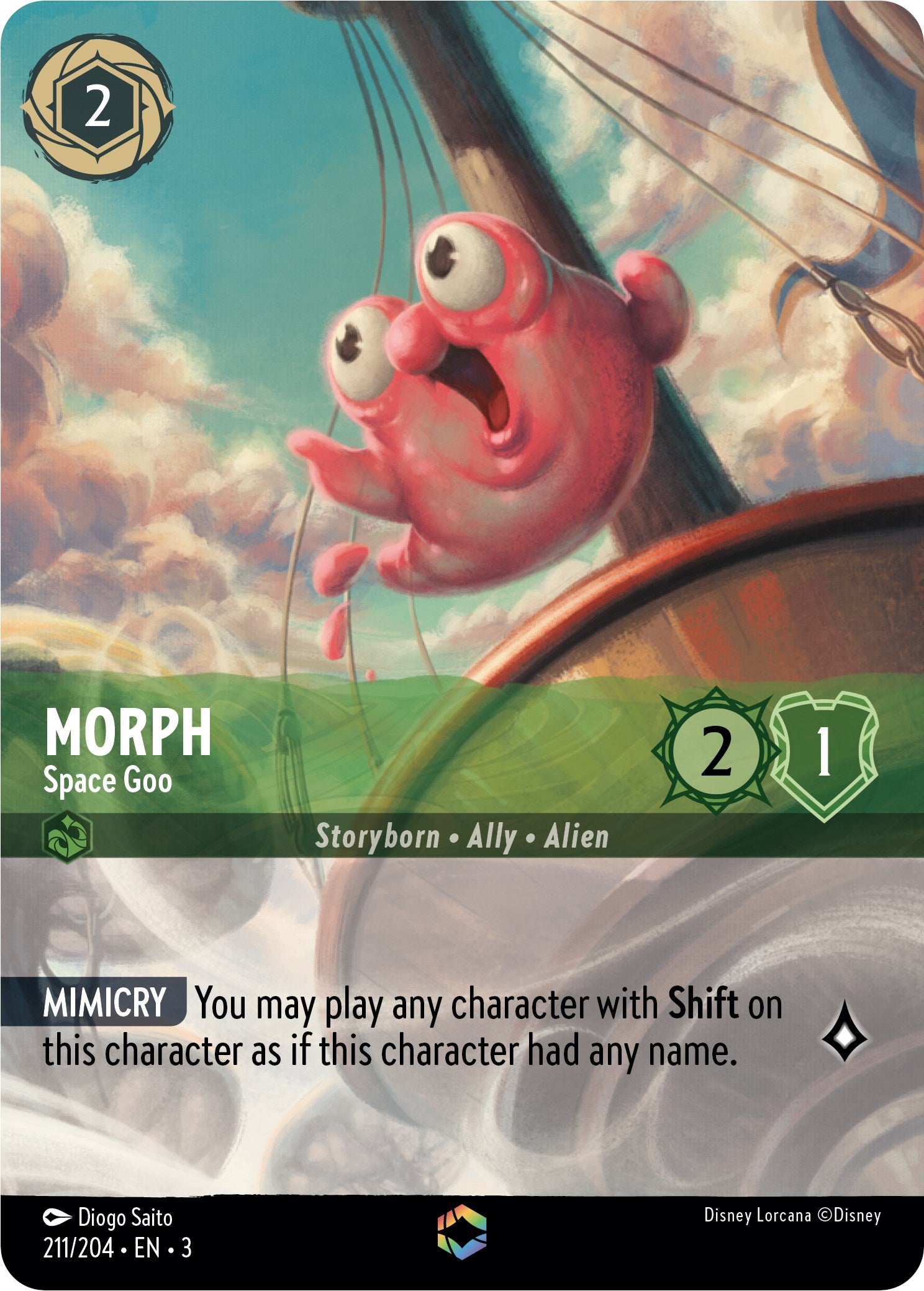 Morph - Space Goo (Enchanted) (211/204) [Into the Inklands] | Black Swamp Games
