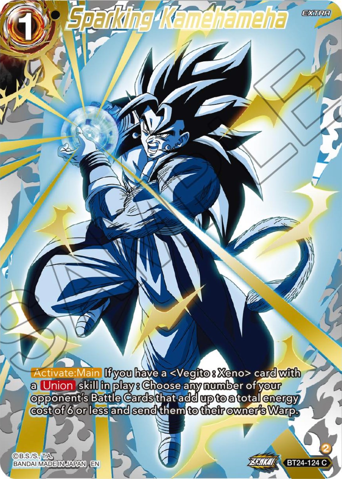 Sparking Kamehameha (Collector Booster) (BT24-124) [Beyond Generations] | Black Swamp Games