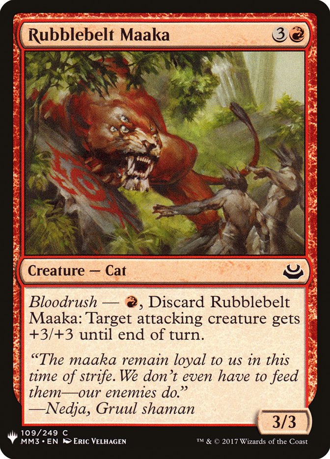 Rubblebelt Maaka [Mystery Booster] | Black Swamp Games